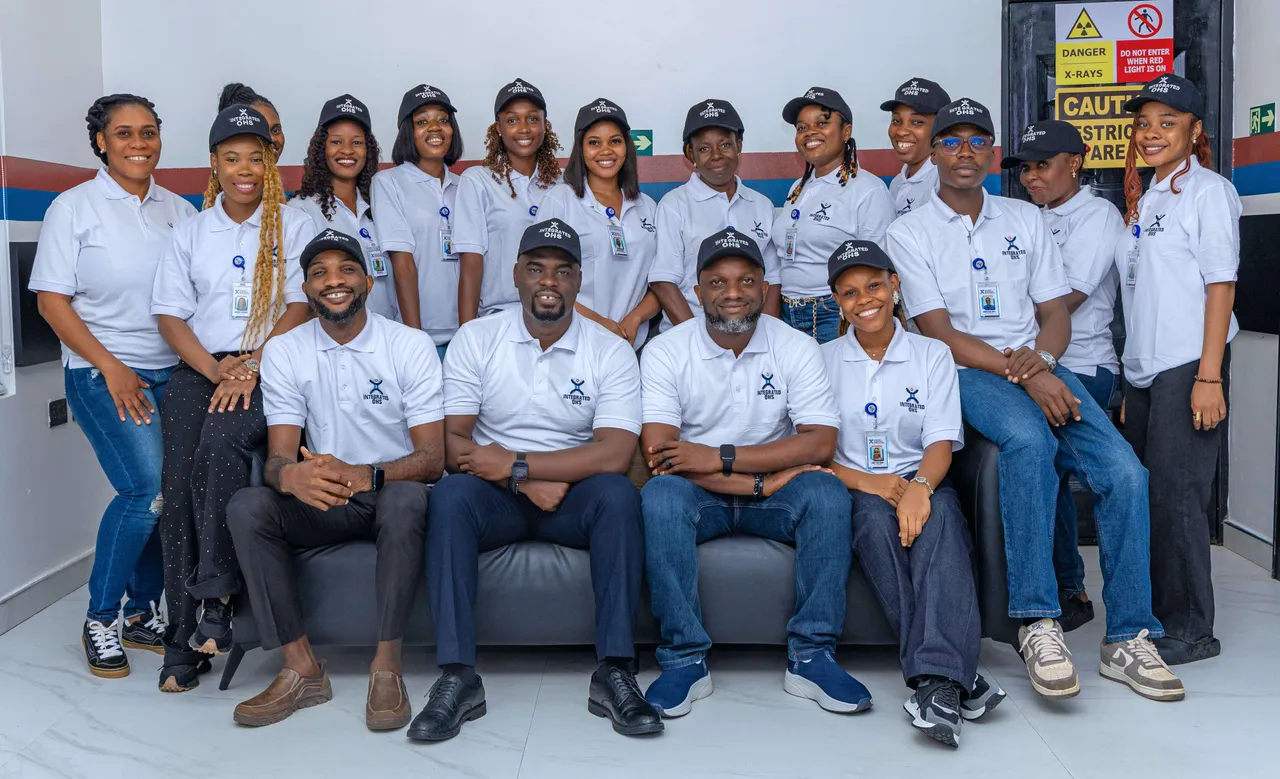 Integrated OHS team in white clinic shirts